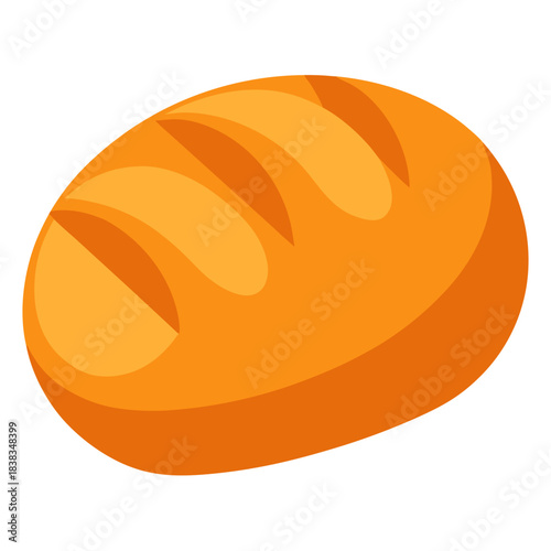 Loaf of bread vector illustration
