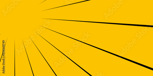 Bright orange and yellow rays background. modern. vector eps10. illustration.