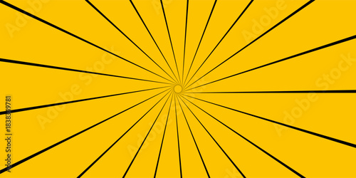 Bright orange and yellow rays background. modern. vector eps10. illustration.