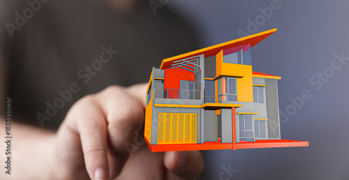 Conceptual image of a perso...