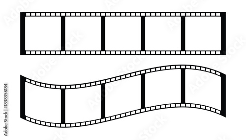 Vintage Film Strip Roll – Retro 35mm Camera Negative Frame for Movie, Photo and Video Editing