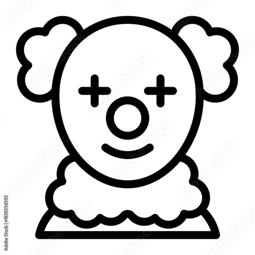 This Clown icon is suitable for party or event.