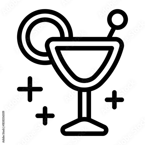 This Cocktail icon is suitable for party or event.