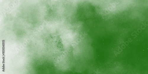 Abstract background of swirling green and dark green clouds. Abstract pixelated green shape with dark tones and subtle texture for digital art isolated on transparent background .

