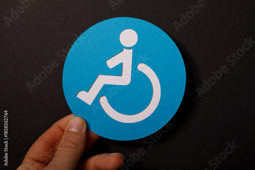 Close up shot of a person h...