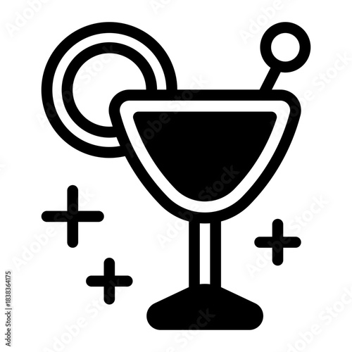 This Cocktail icon is suitable for party or event.
