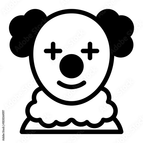 This Clown icon is suitable for party or event.
