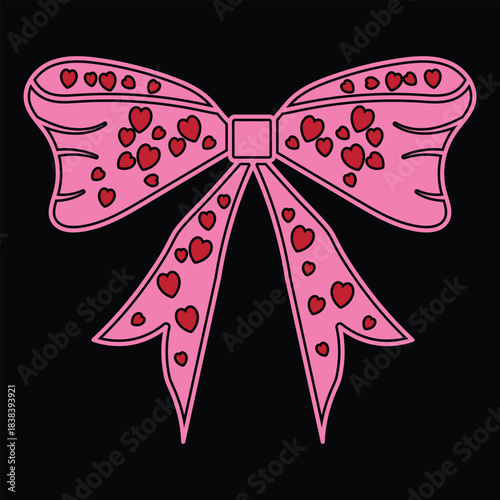 Valentine Coquette Bow  Valentine Coquette Bow T-Shirt Design