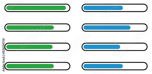 loading progress bar vector icon design