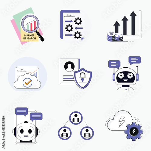 Business Transformation Iconography