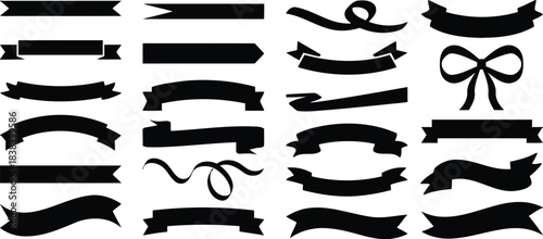 suitable, shapes, category:, silhouette, decorations., designs, banner, description:, curved, backgrounds/, retro, element, including, design, black, folded, pending, textures, celebration, template, 