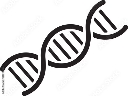 DNA Helix Icon for Genetics and Science