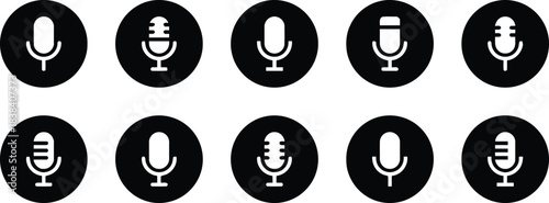 microphone, mic, audio, sound, recording, voice, speech, icon, symbol, technology, communication, media, interface, design, graphic, vector, podcast, broadcast, singing, music, conference, interview, 