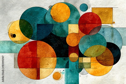 Abstract textured geometric art composition high resolution picture