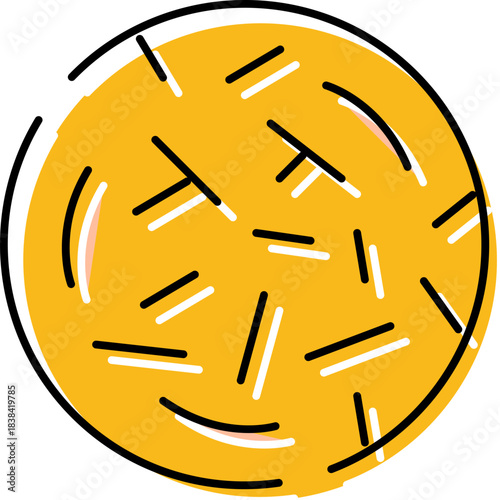 Microbe cells vector illustration for science projects