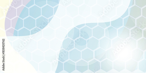 Abstract light blue background with soft white gradient color. Vector illustration abstract graphic design