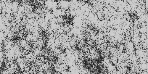 Abstract black grunge dust texture featuring a soft white background with minimal vector illustration style, designed with subtle grainy effects creating a clean yet distressed visual composition.