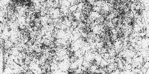 Abstract black grunge dust texture featuring a soft white background with minimal vector illustration style, designed with subtle grainy effects creating a clean yet distressed visual composition.