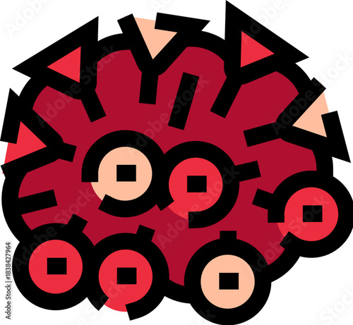 Virus covid 19 micro disease causing a global pandemic