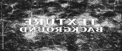 Abstract black grunge dust texture featuring a soft white background with minimal vector illustration style, designed with subtle grainy effects creating a clean yet distressed visual composition.