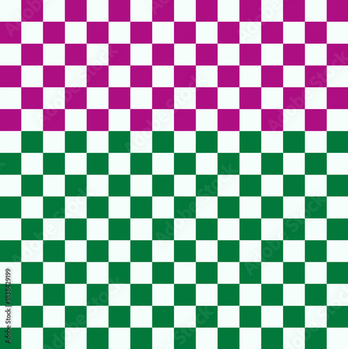 A modern pink and white multicolor chessboard-style abstract background. Featuring alternating pastel squares blended with soft gradients, this geometric pattern creates a clean, elegant, and visually