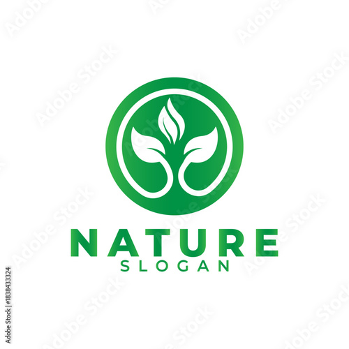 Nature leaves simple design for business, health and environment