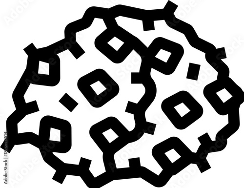 Black truffle gourmet fungus food ingredient