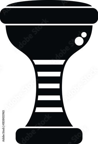 Djembe drum music percussion traditional instrument icon