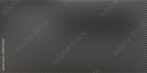 Selective focus, close-up view at One Way Vision sticker film with dot pattern on glass of window