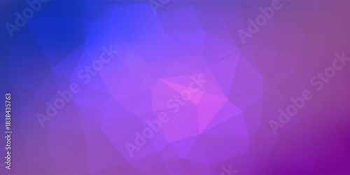 A soft, pastel low-poly background blending blue, pink, and purple hues, creating a modern and abstract gradient texture.