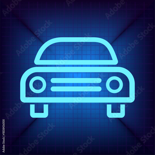 Vector illustration on a blue background