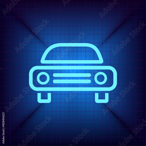 Vector illustration on a blue background