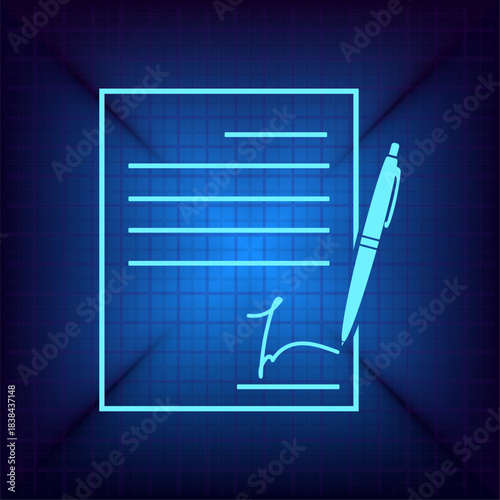 Vector illustration on a blue background