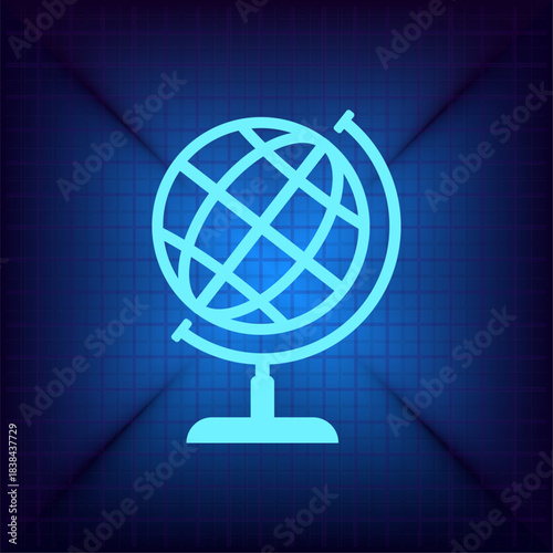 Vector illustration on a blue background