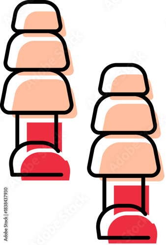 Earplugs providing hearing protection and noise cancellation vector icon