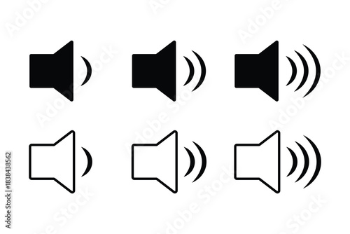 Speaker Icon Minimal Audio Symbol