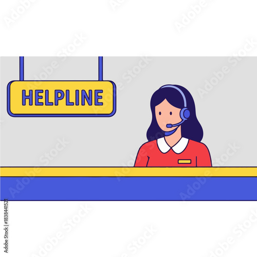 girl with help sign