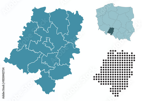 Set maps of Opole Voivodeship