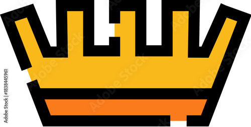 Golden crown illustrating royalty, power, and leadership concept