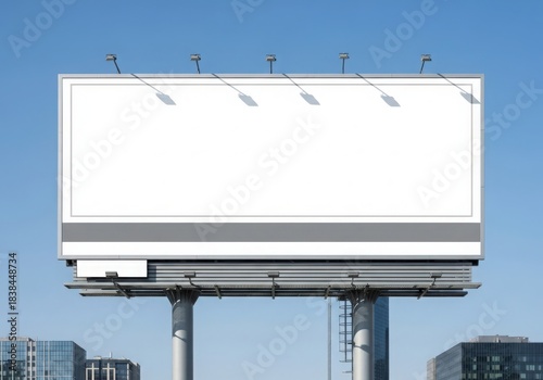 Wallpaper Mural Large blank urban billboard for advertisement mock-up space Torontodigital.ca