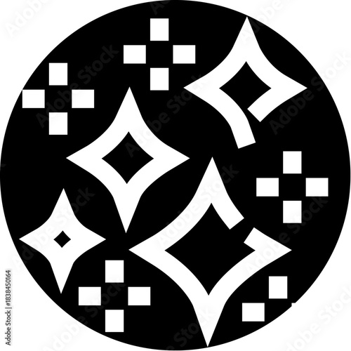 Sparkle shine symbol representing clean and fresh concept