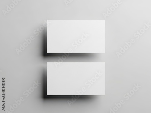 Wallpaper Mural Simple blank business cards mock-up template with copy space Torontodigital.ca