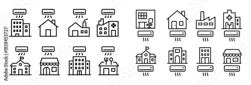 Minimalist HVAC Icons