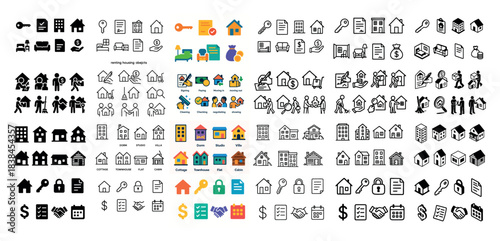 Housing icons collection and concepts