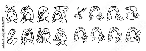 Trendy Haircut Icons
