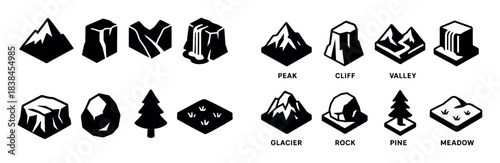 Mountain Icon Grid