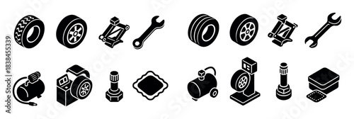 Tire Service Icons