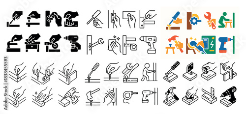 Tools and icons for diy projects