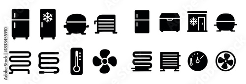Refrigeration Equipment Icons
