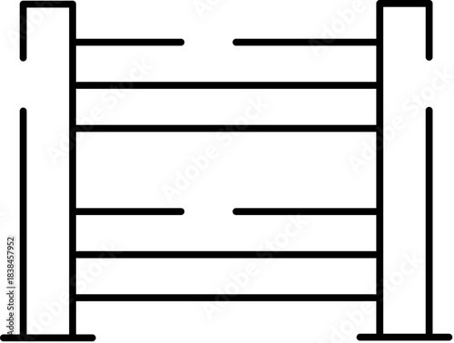 Parallel bars icon representing gymnastics and calisthenics training